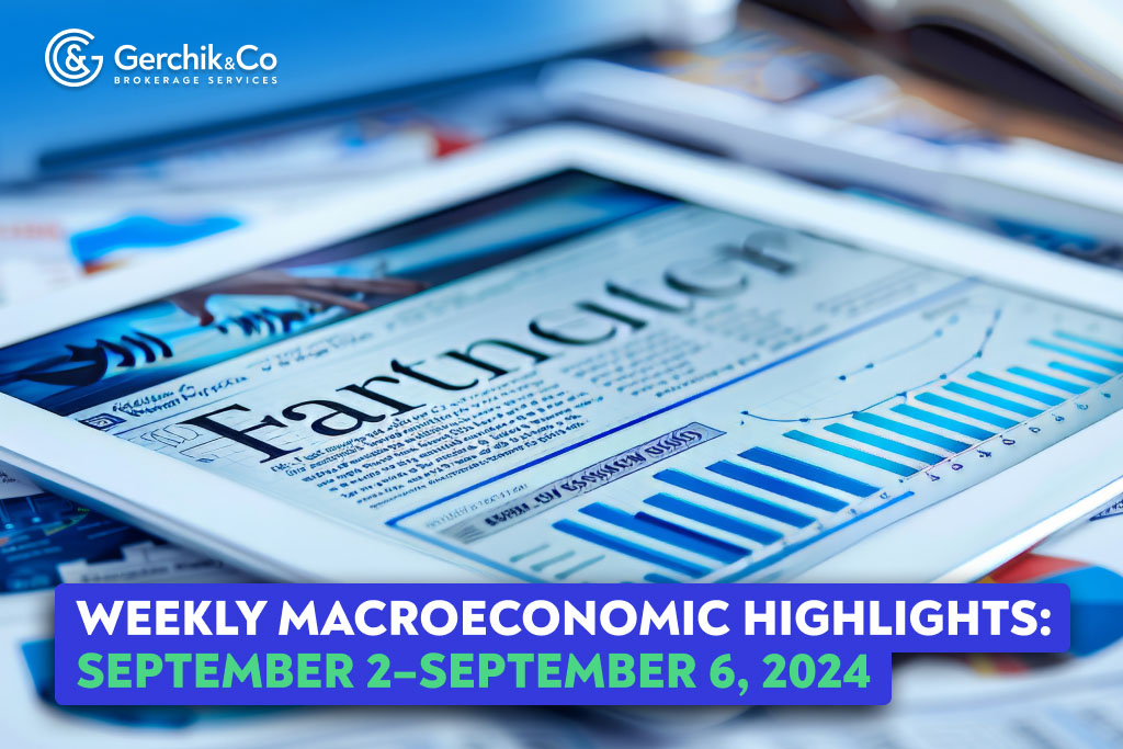 Weekly Macroeconomic Highlights: September 2–September 6, 2024