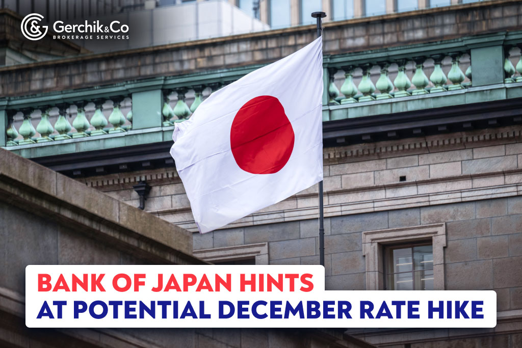 Bank of Japan Hints at Potential December Rate Hike